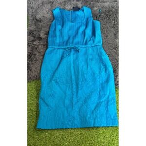 Just Taylor Dress 12 ‎ sleeveless V-neck pleated a-line knee length Retro Pinup